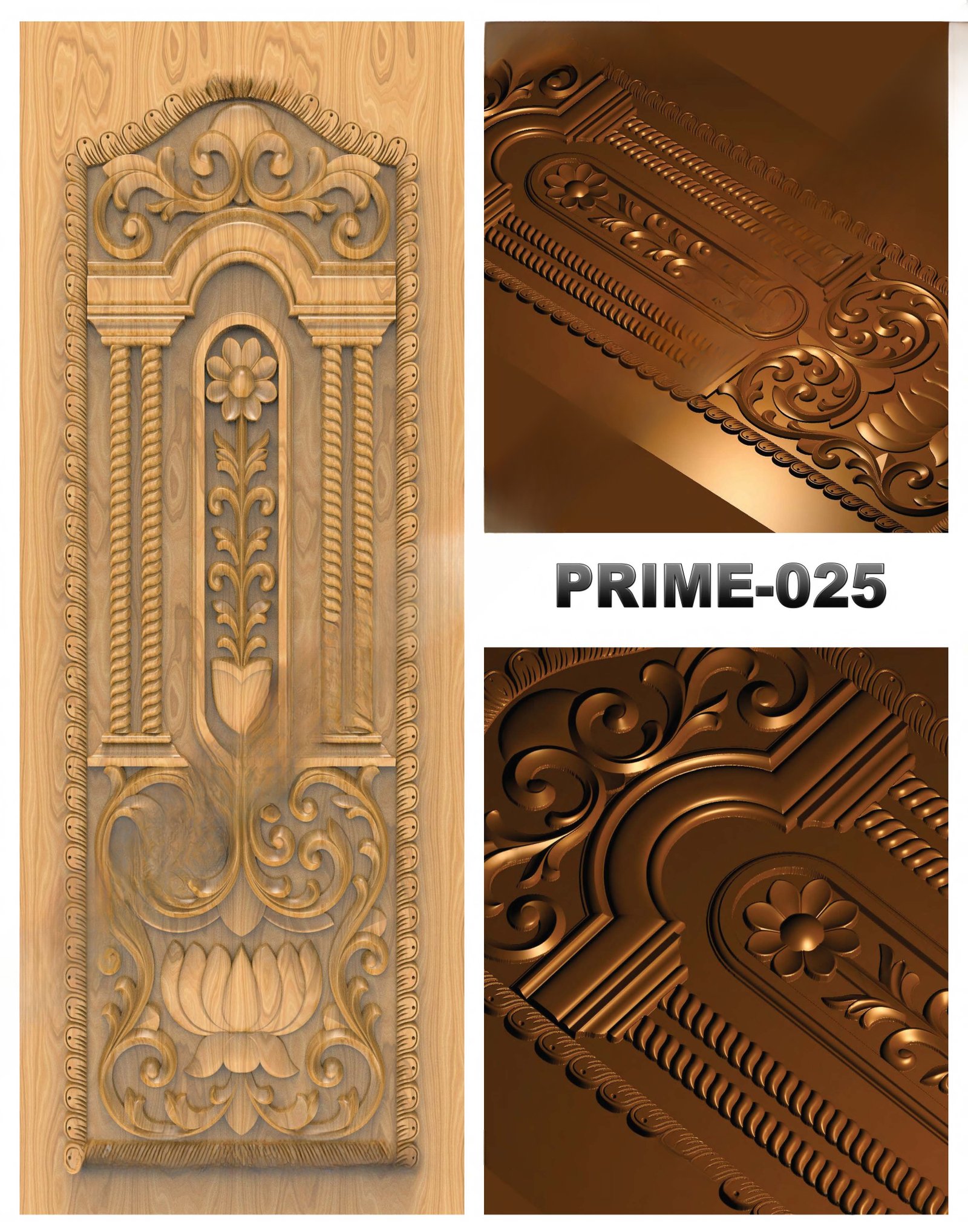 prime designs - PRIME-25 Divine Carved Relief CNC Design